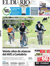 Portada El Diario Montañés 2025-05-18
