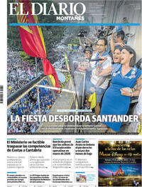 Portada El Diario Montañés 2025-07-19