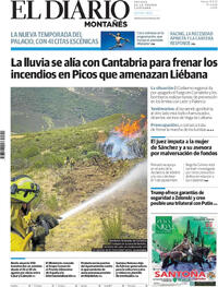 Portada El Diario Montañés 2025-08-19