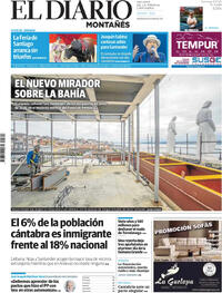 Portada El Diario Montañés 2025-07-20