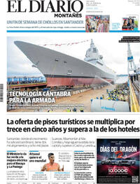 Portada El Diario Montañés 2025-09-20