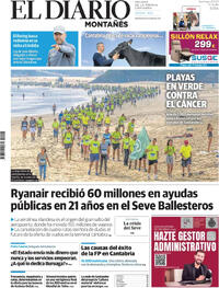 Portada El Diario Montañés 2025-09-21