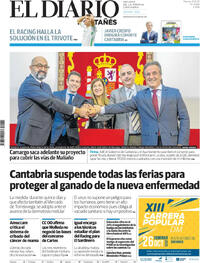 Portada El Diario Montañés 2025-10-21