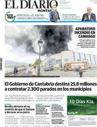 Portada periódico El Diario Montañés
