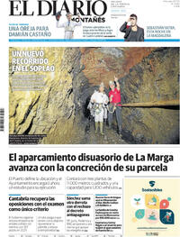 Portada El Diario Montañés 2025-07-23