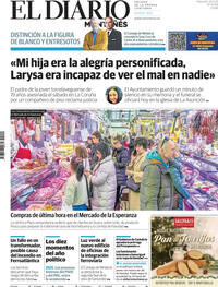 Portada El Diario Montañés 2025-12-24