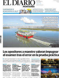 Portada El Diario Montañés 2025-06-25
