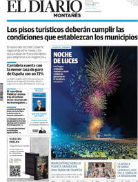 Portada El Diario Montañés 2025-07-25
