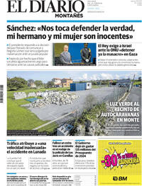 Portada El Diario Montañés 2025-09-25