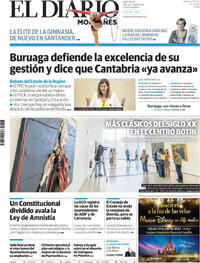 Portada El Diario Montañés 2025-06-27
