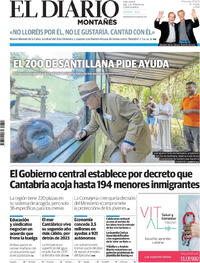 Portada El Diario Montañés 2025-08-27