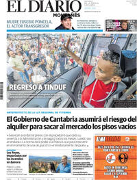 Portada El Diario Montañés 2025-08-28
