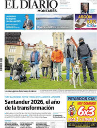 Portada El Diario Montañés 2025-12-28