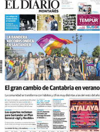 Portada El Diario Montañés 2025-06-29