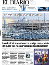 Portada El Diario Montañés 2025-08-29