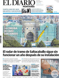 Portada periódico El Diario Montañés
