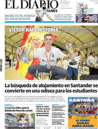 Portada El Diario Montañés 2025-08-30