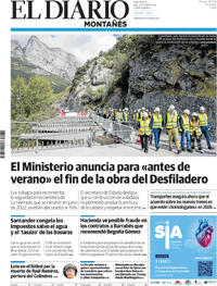 Portada El Diario Montañés 2025-09-30