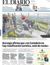 Portada El Diario Montañés 2025-07-31