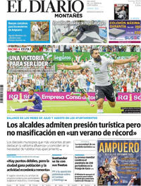 Portada El Diario Montañés 2025-08-31