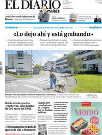 Portada El Diario Montañés 2026-05-01