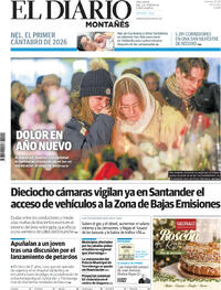 Portada El Diario Montañés 2026-01-02