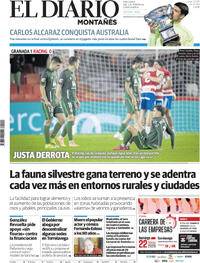 Portada El Diario Montañés 2026-02-02