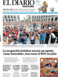 Portada El Diario Montañés 2026-08-03