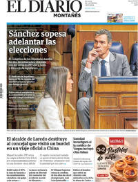 Portada El Diario Montañés 2026-10-03