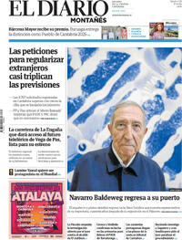 Portada El Diario Montañés 2026-07-04
