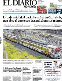 Portada El Diario Montañés 2026-09-05