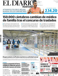 Portada El Diario Montañés 2026-02-06
