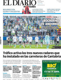 Portada El Diario Montañés 2026-04-06