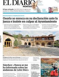 Portada El Diario Montañés 2026-06-06
