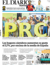Portada El Diario Montañés 2026-07-06