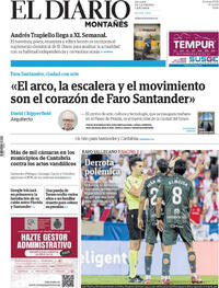 Portada El Diario Montañés 2026-09-06