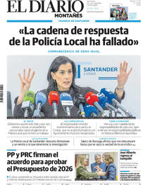 Portada El Diario Montañés 2026-03-07
