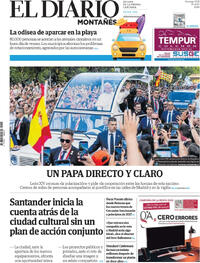 Portada El Diario Montañés 2026-06-07