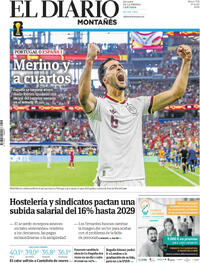 Portada El Diario Montañés 2026-07-07