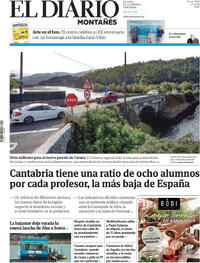 Portada El Diario Montañés 2026-08-07