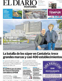 Portada El Diario Montañés 2026-02-08