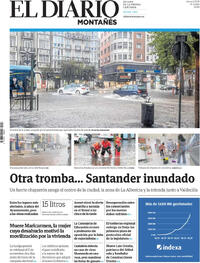 Portada El Diario Montañés 2026-10-08