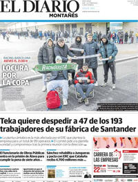 Portada El Diario Montañés 2026-01-09