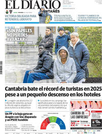 Portada El Diario Montañés 2026-02-09