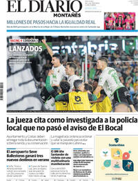 Portada El Diario Montañés 2026-03-09