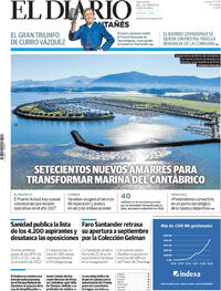 Portada El Diario Montañés 2026-04-09
