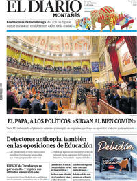 Portada El Diario Montañés 2026-06-09