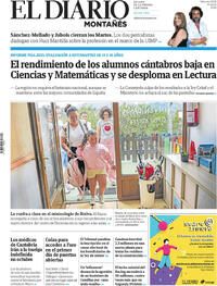 Portada El Diario Montañés 2026-09-09
