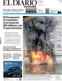 Portada El Diario Montañés 2026-10-09