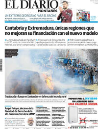 Portada El Diario Montañés 2026-01-10